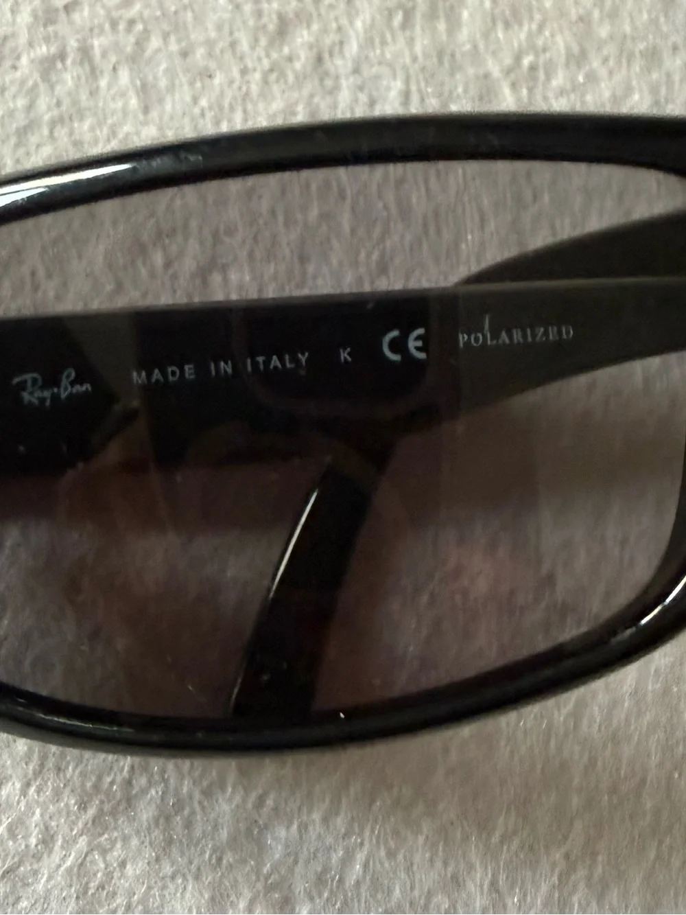 Ray-Ban RB4088 Black Wrap Sport Sunglasses Polarized Unisex With Cleaning Cloth